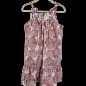 Mabel & Honey Dressy Tank With Bows And Gathered Neck